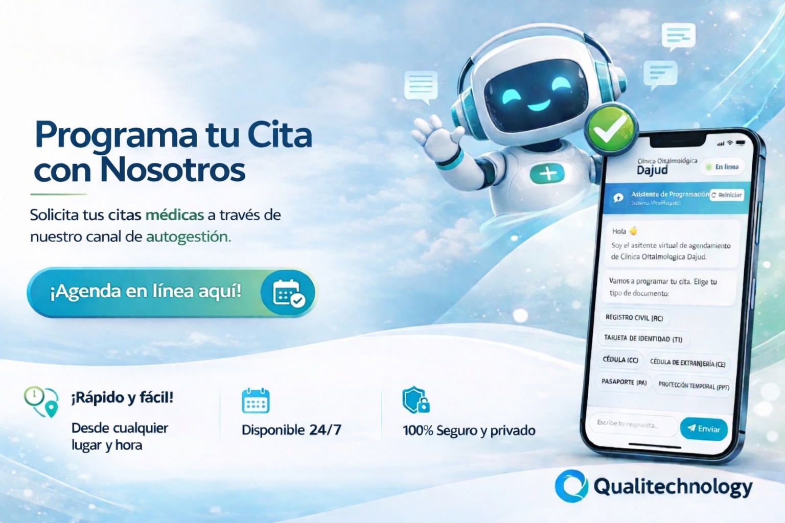 Autogestión para solicitar cita